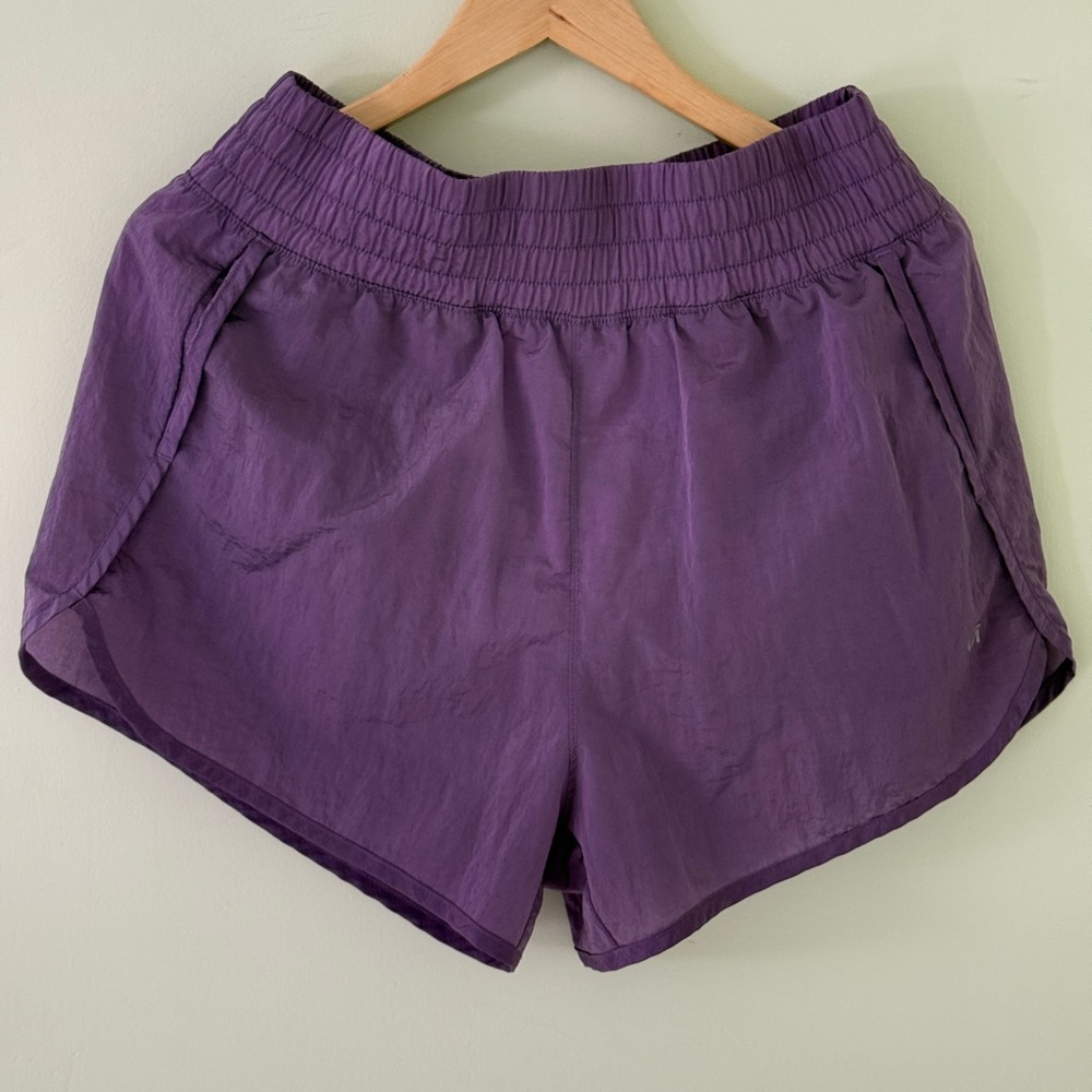 GAP Purple Athletic Shorts Lightweight Elastic Waistband